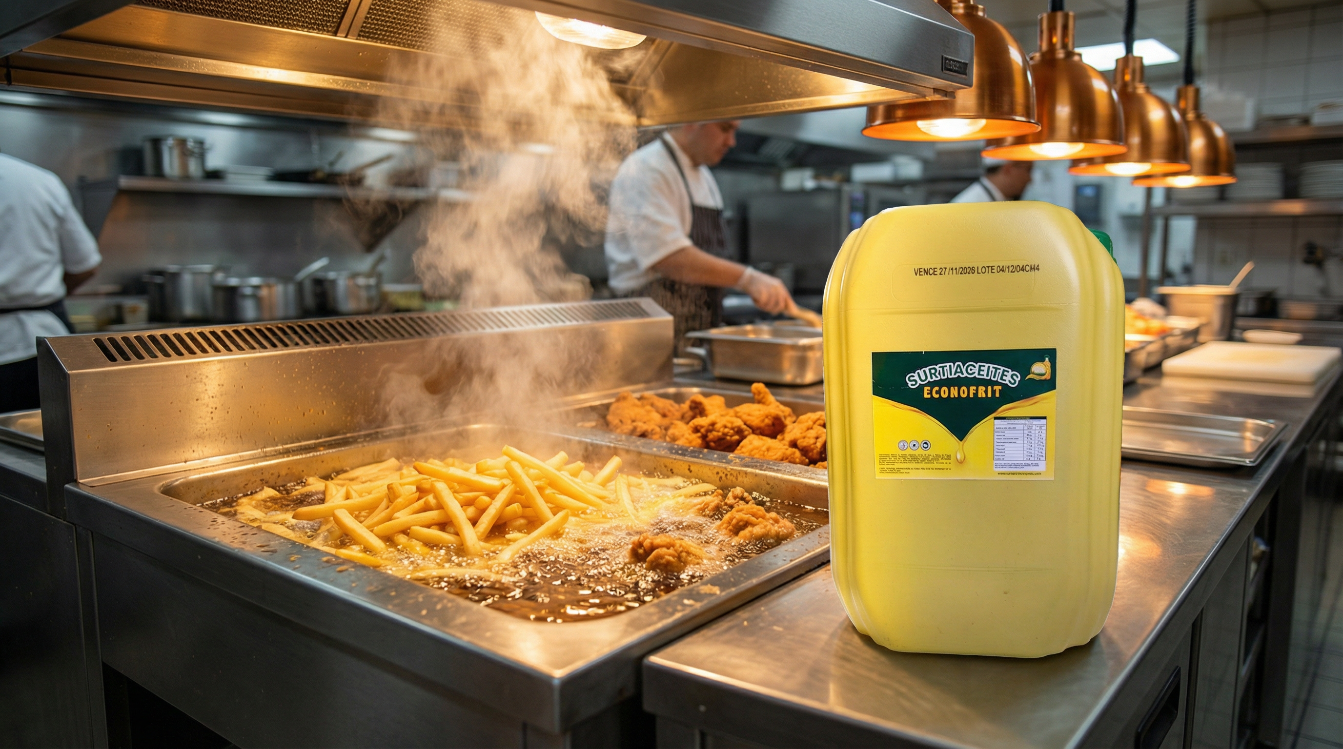 Econofrit en cocina profesional